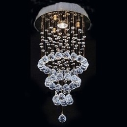 Moderno Contemporâneo Cristal Metal Galvanizado Montagem Embutida
