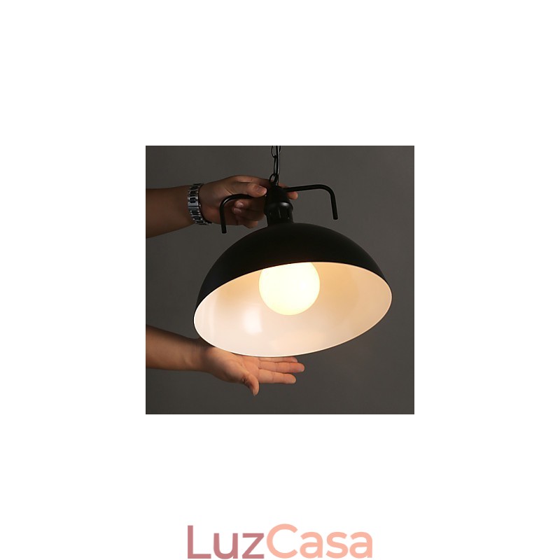 Nordic American Country Industrial Semicírculo Moda Ferro Forjado Cabeça Única Droplight