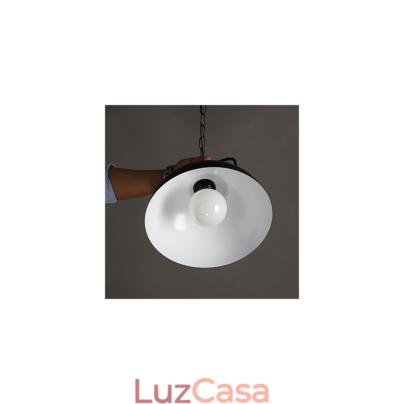Nordic American Country Industrial Semicírculo Moda Ferro Forjado Cabeça Única Droplight