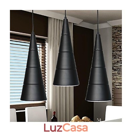 Luminária pendente de metal com pintura de globo contemporânea moderna Luminária pendente de metal com pintura de globo contemporânea moderna