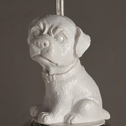 The Cartoon Dog Droplight Taipei Rural Glass Individualidade Criativa Pequena Lâmpada Droplight