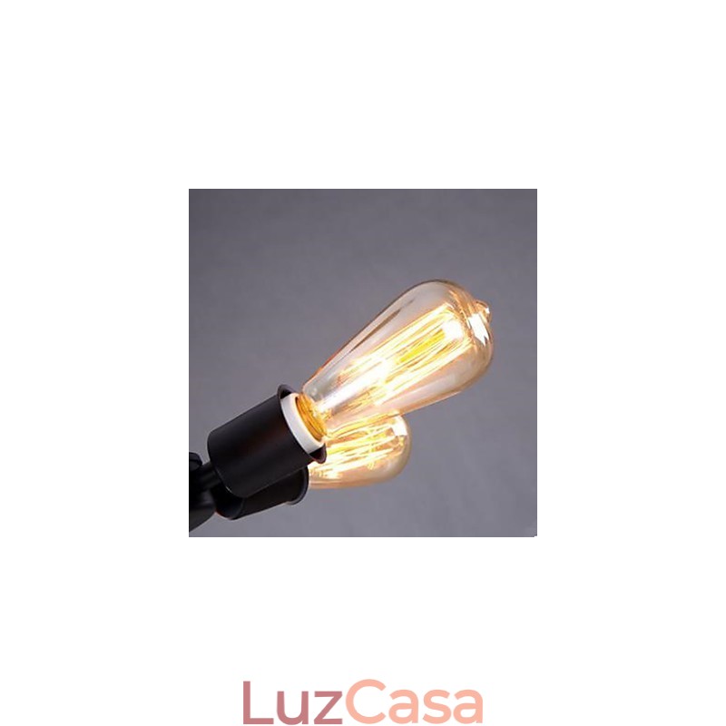 American Country Industrial Wind Seis Cabeças Roda Gigante Droplight