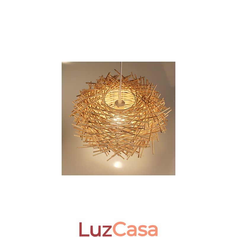 Lustre de tecelagem de rattan europeu e americano Denss