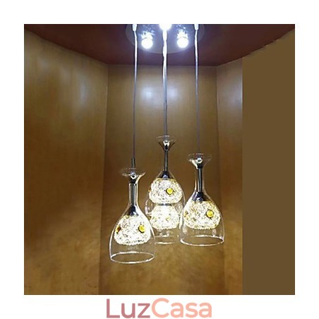 Luminárias pendentes modernas contemporâneas de vidro Luminárias pendentes modernas contemporâneas de vidro