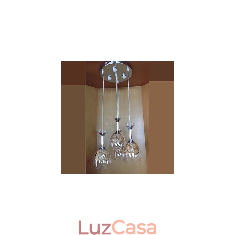 Luminárias pendentes modernas contemporâneas de vidro