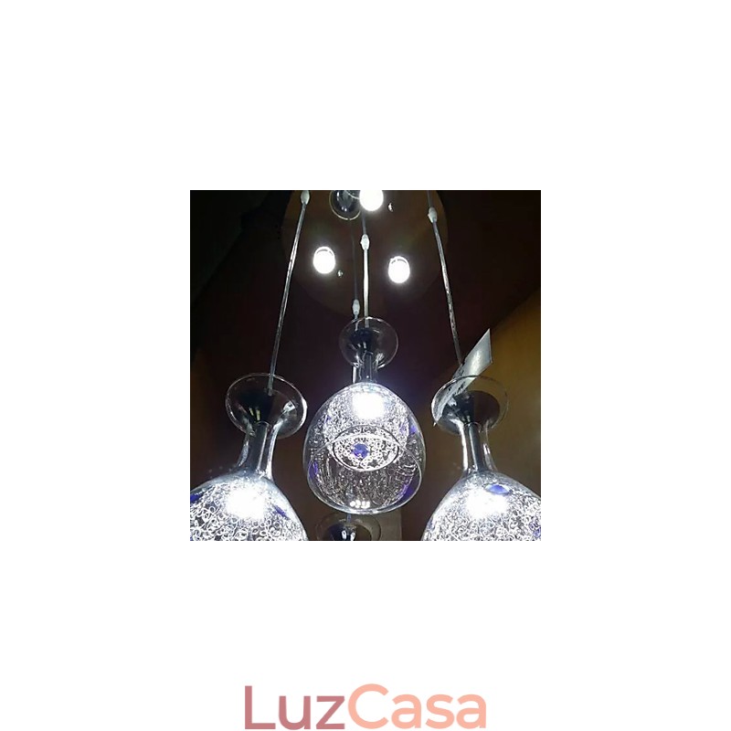 Luminárias pendentes modernas contemporâneas de vidro