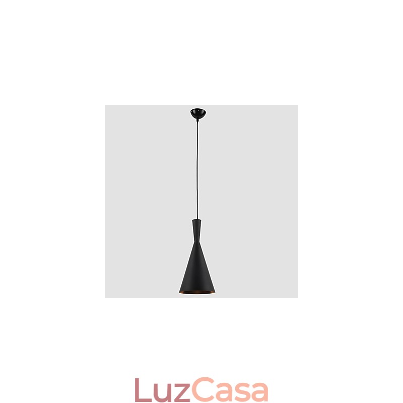 Luminária pendente de metal com pintura em estilo mini clássico tradicional