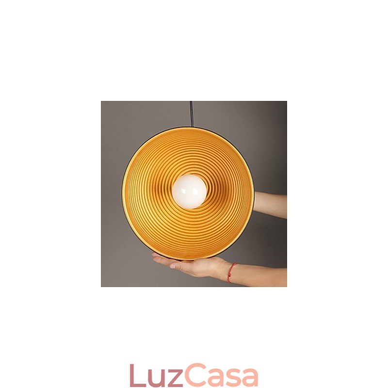 Lâmpada criativa redonda chaminé droplight ferro forjado personagem refeições lustre preto e branco