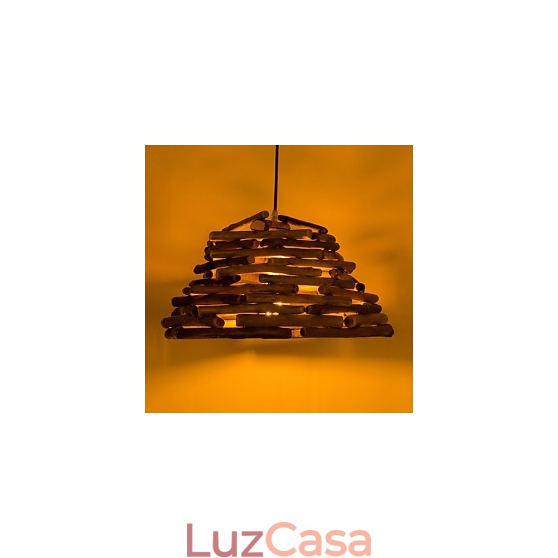 Retro Classic Luzes de teto de madeira Simples Luminárias pendentes Luminária pendente de café