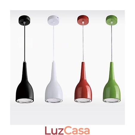 Luminária pendente de metal com pintura de globo contemporânea moderna Luminária pendente de metal com pintura de globo contemporânea moderna