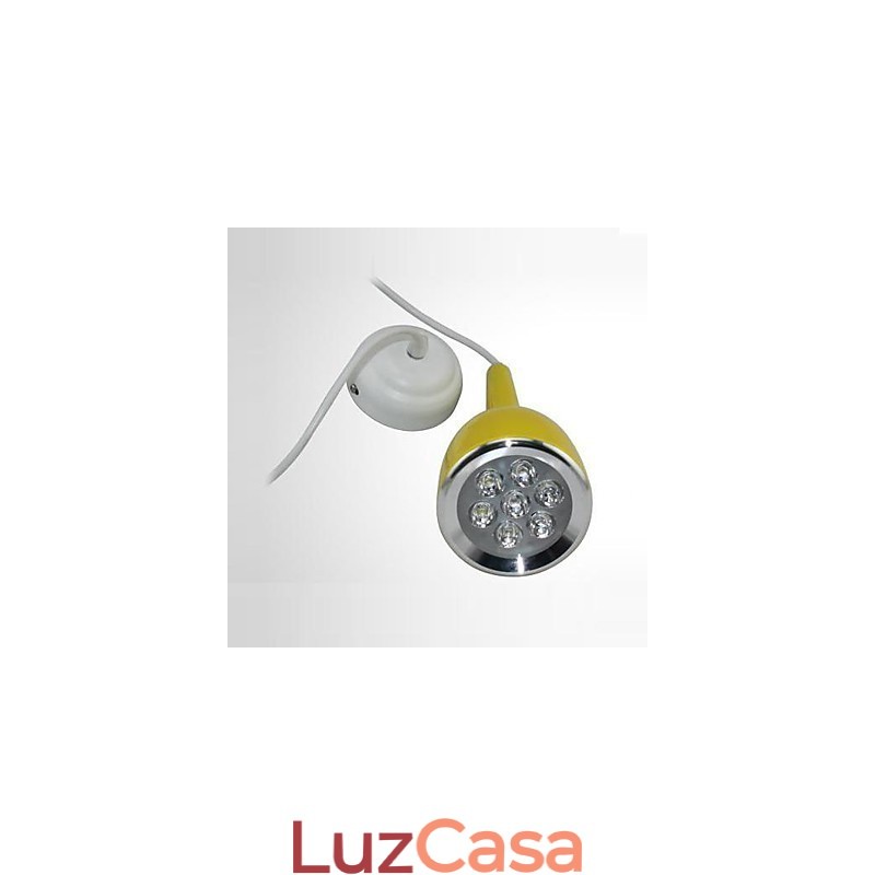 Luminária pendente de metal com pintura de globo contemporânea moderna