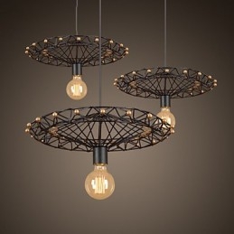 Retro Classic Metal Ceiling Lights Simples Luminárias Pendentes Café Luminária Pendente