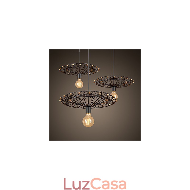 Retro Classic Metal Ceiling Lights Simples Luminárias Pendentes Café Luminária Pendente