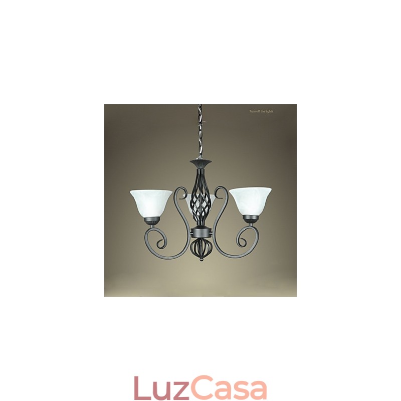 Jane The Chandelier é uma luminária decorativa de ferro forjado criativa estilo europeu