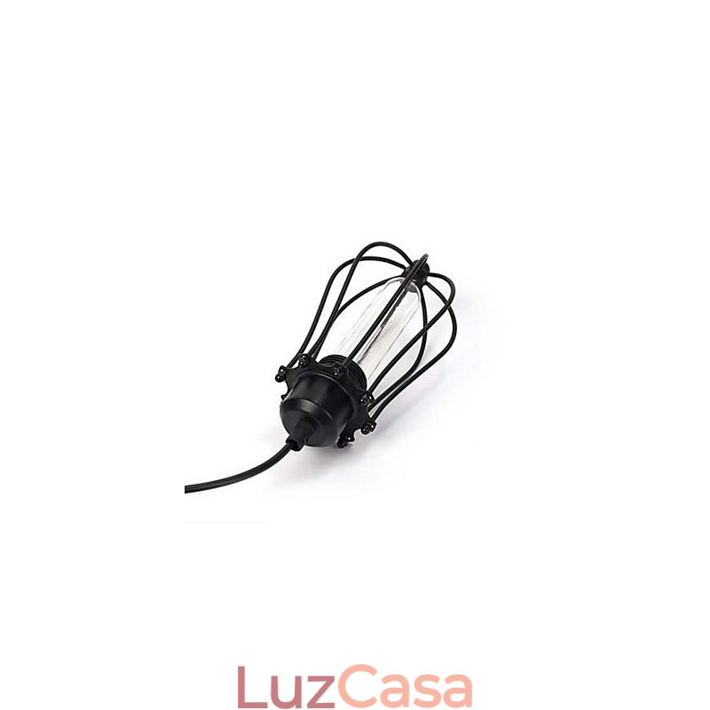 Pequenas gaiolas droplight Edison refeições luminária pendente de restauração nt maneiras luz lustre café
