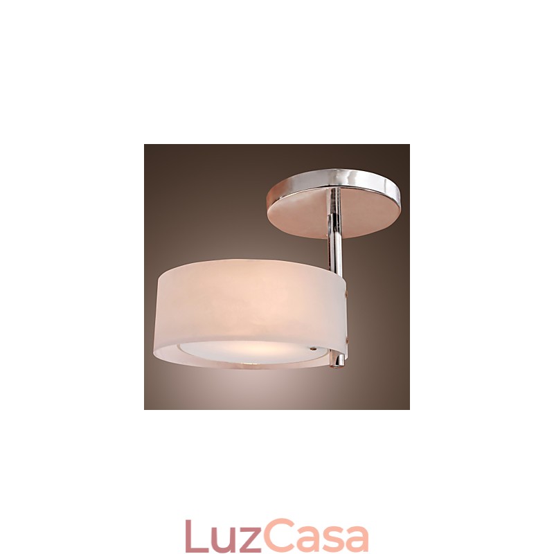 Lustre moderno e contemporâneo estilo mini metal cromado montagem embutida garagem