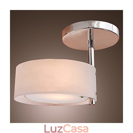Lustre moderno e contemporâneo estilo mini metal cromado montagem embutida garagem Lustre moderno e contemporâneo estilo mini metal cromado montagem embutida garagem