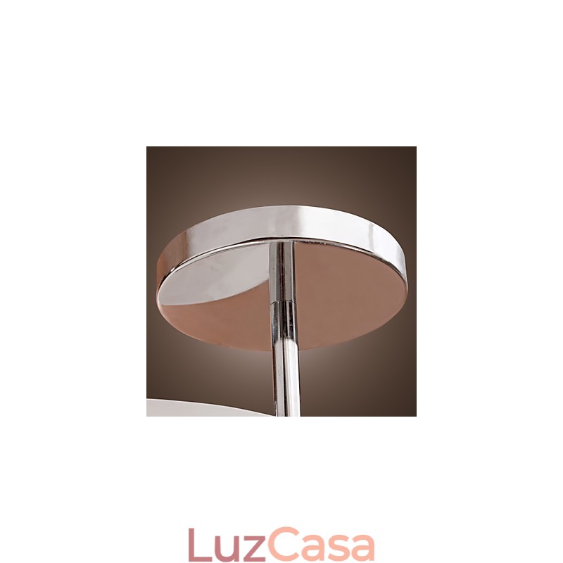 Lustre moderno e contemporâneo estilo mini metal cromado montagem embutida garagem