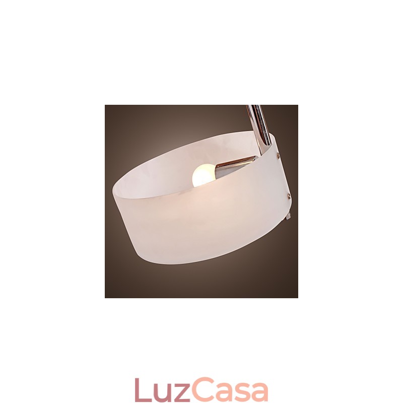 Lustre moderno e contemporâneo estilo mini metal cromado montagem embutida garagem