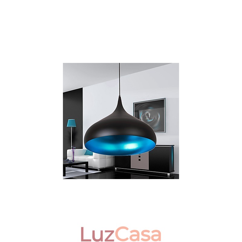 Luminária pendente moderna contemporânea retrô estilo mini com pintura