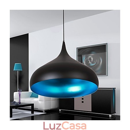 Luminária pendente moderna contemporânea retrô estilo mini com pintura