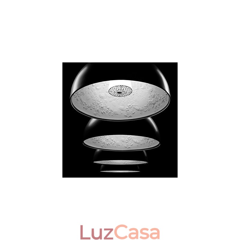 Luminária pendente moderna contemporânea estilo mini tigela com pintura