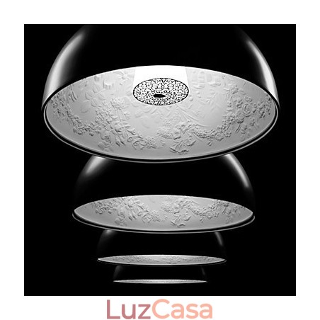 Luminária pendente moderna contemporânea estilo mini tigela com pintura