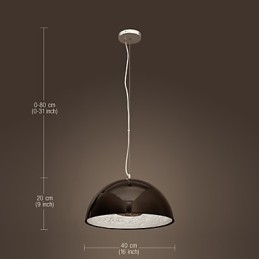 Luminária pendente moderna contemporânea estilo mini tigela com pintura