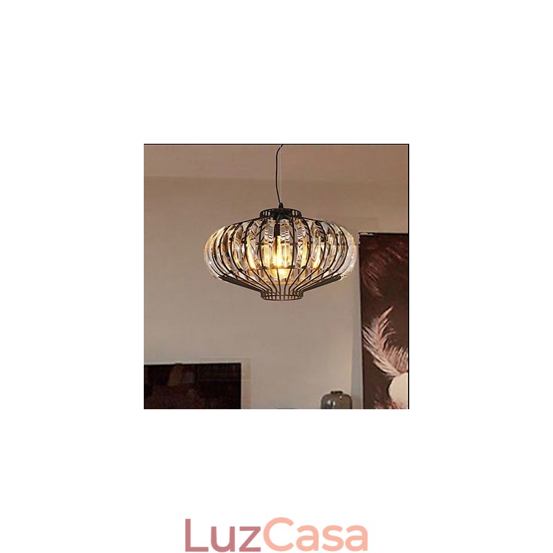 Lustre de Cristal Simples Lustre de Ferro Arte Criativa