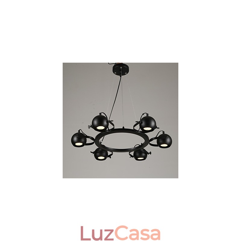 Lustre Vintage Ferro Criativo Industrial Vento Lustre