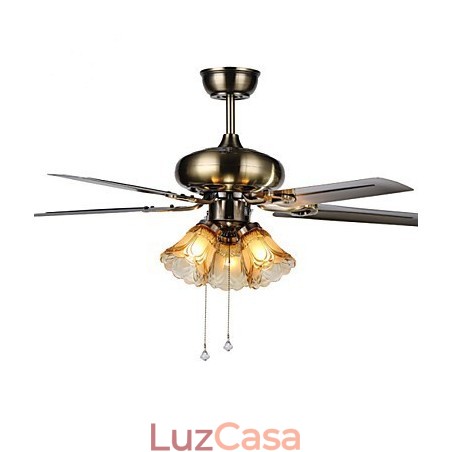 Ventiladores de teto Luxe Eco Moderno Ventilador de teto com lâminas leves de 42 polegadas Acabamento em aço escovado Ventiladores de teto Luxe Eco Moderno Ventilador de teto com lâminas leves de 42 polegadas Acabamento em aço escovado