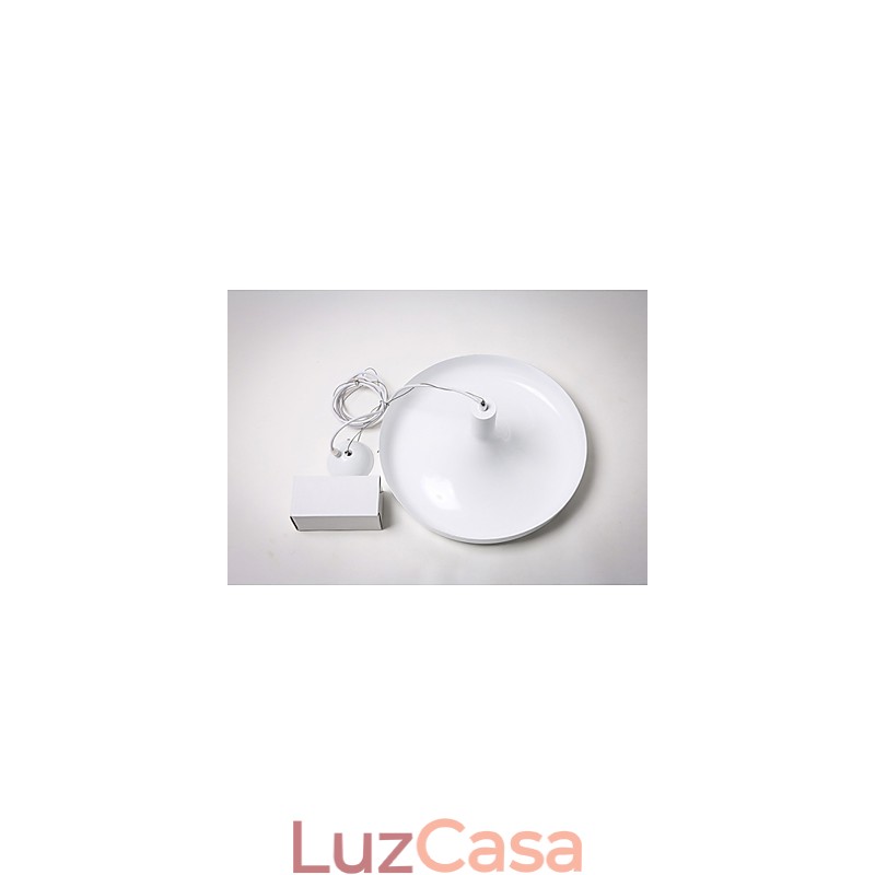 Família de luminárias pendentes com design decorativo moderno e contemporâneo branco puro