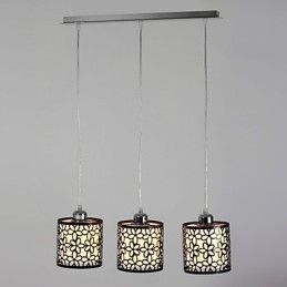 Luminária pendente de metal com pintura em estilo mini ilha contemporânea moderna