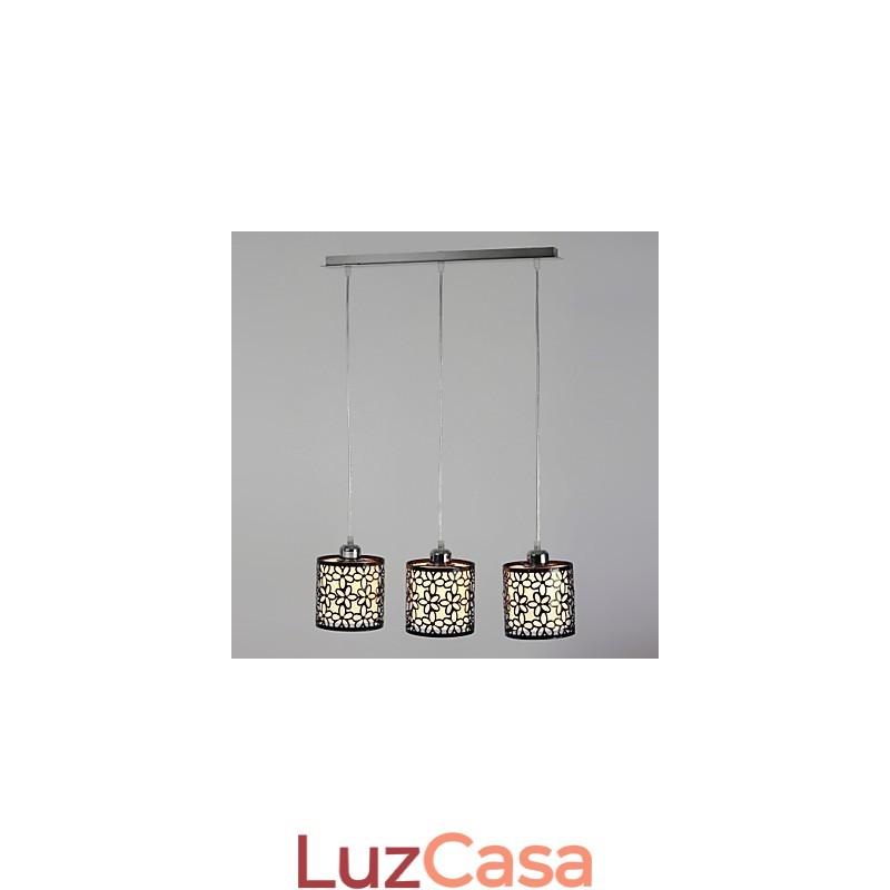 Luminária pendente de metal com pintura em estilo mini ilha contemporânea moderna