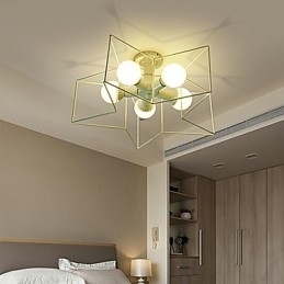 3W Vintage Country Pintura Metal Pendente Luz Garagem
