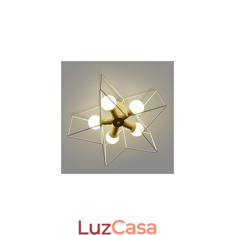3W Vintage Country Pintura Metal Pendente Luz Garagem