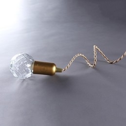 Luminária pendente moderna contemporânea vintage estilo mini dourada de metal