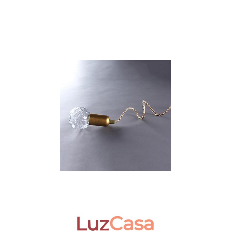 Luminária pendente moderna contemporânea vintage estilo mini dourada de metal
