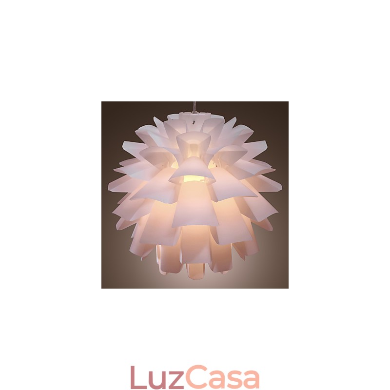 Luminária pendente moderna contemporânea com globo e pintura retrô