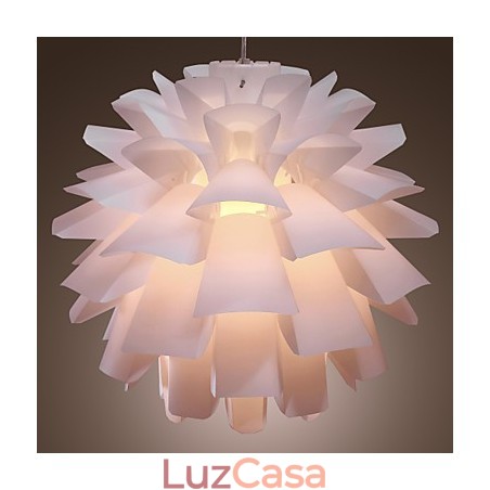 Luminária pendente moderna contemporânea com globo e pintura retrô