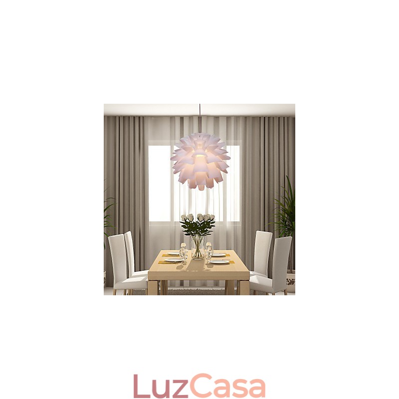 Luminária pendente moderna contemporânea com globo e pintura retrô