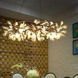 Country Designers Lustre de metal de latão antigo