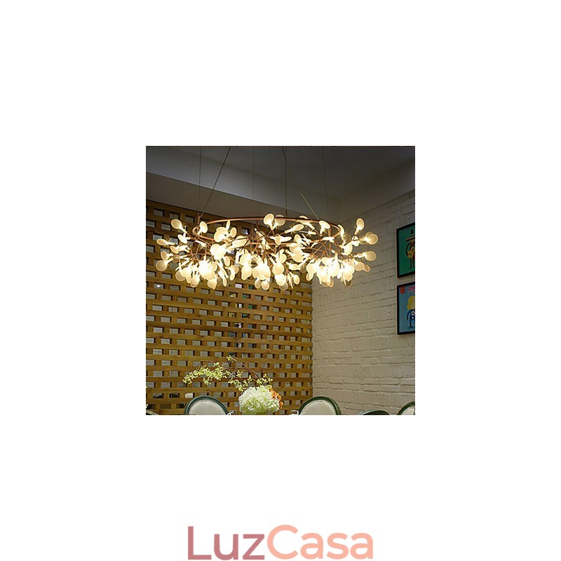 Country Designers Lustre de metal de latão antigo