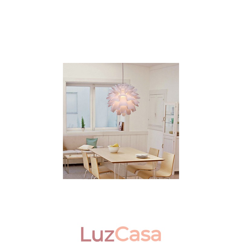 Luminária pendente moderna contemporânea com globo e pintura retrô