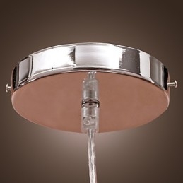 Luminária pendente moderna contemporânea com globo e pintura retrô