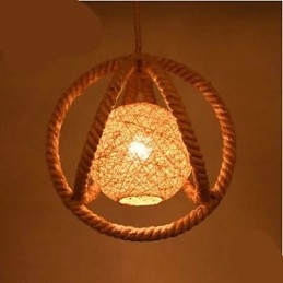 O lustre Retro Industrial Wind rope