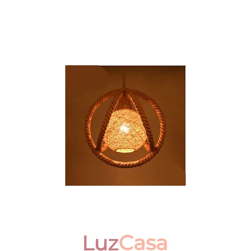 O lustre Retro Industrial Wind rope