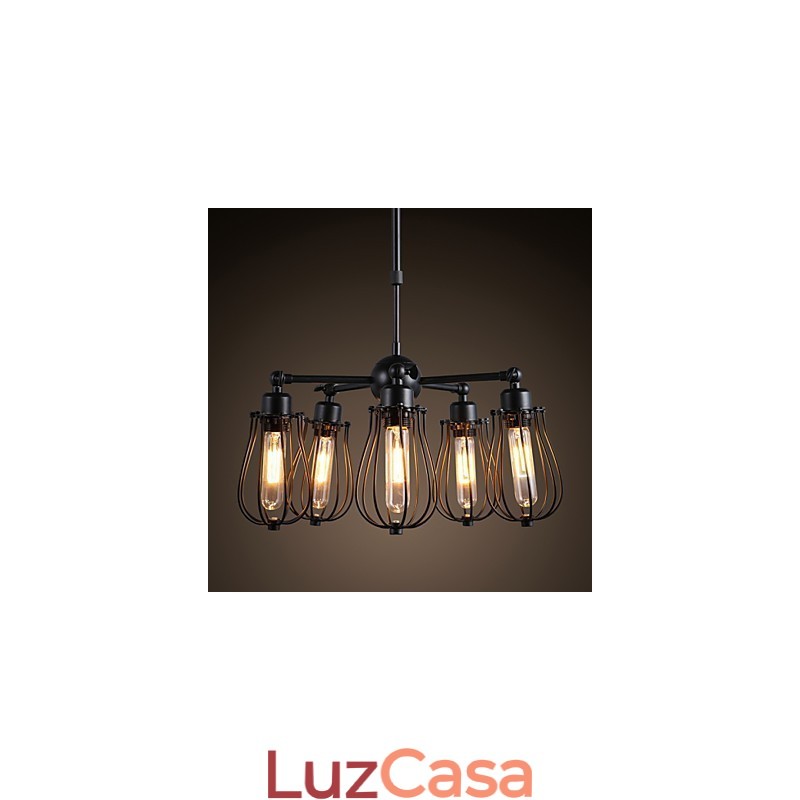 Retro Classic Metal Ceiling Lights Simples Luminárias Pendentes Café Luminária Pendente