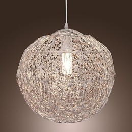 Luminária pendente moderna e contemporânea estilo globo mini cromado