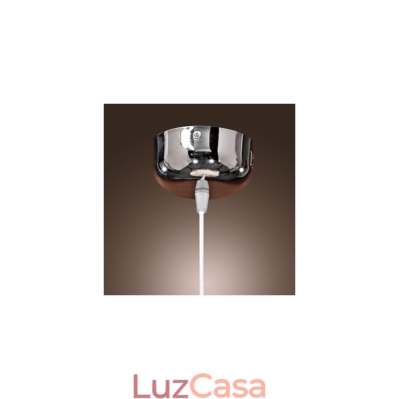 Luminária pendente moderna e contemporânea estilo globo mini cromado